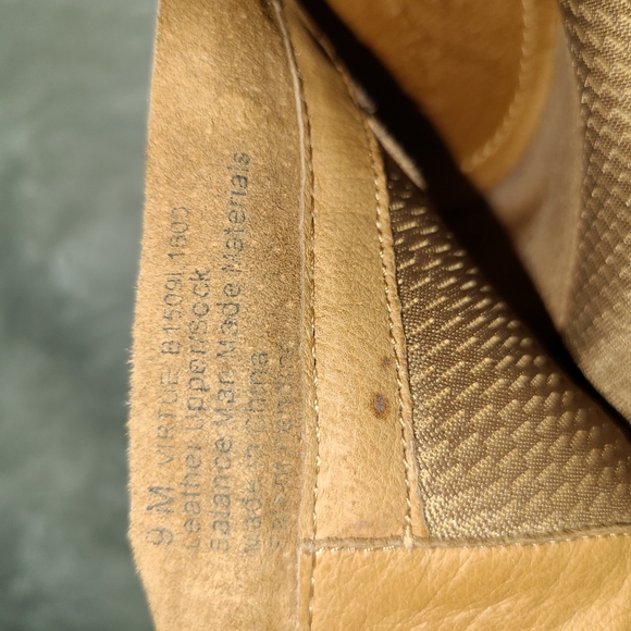 Naya S. 9 M Dark Red Leather Heeled Booties 👢 - Picture 7 of 7